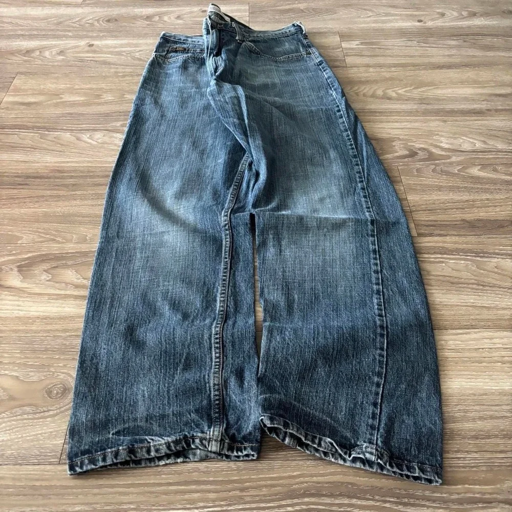 Vintage Y2K/2000s Grunge Dark Wash Essential Denim Jeans! 36x32